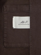 Mr P. - Garment-Dyed Cotton-Blend Twill Blazer - Brown