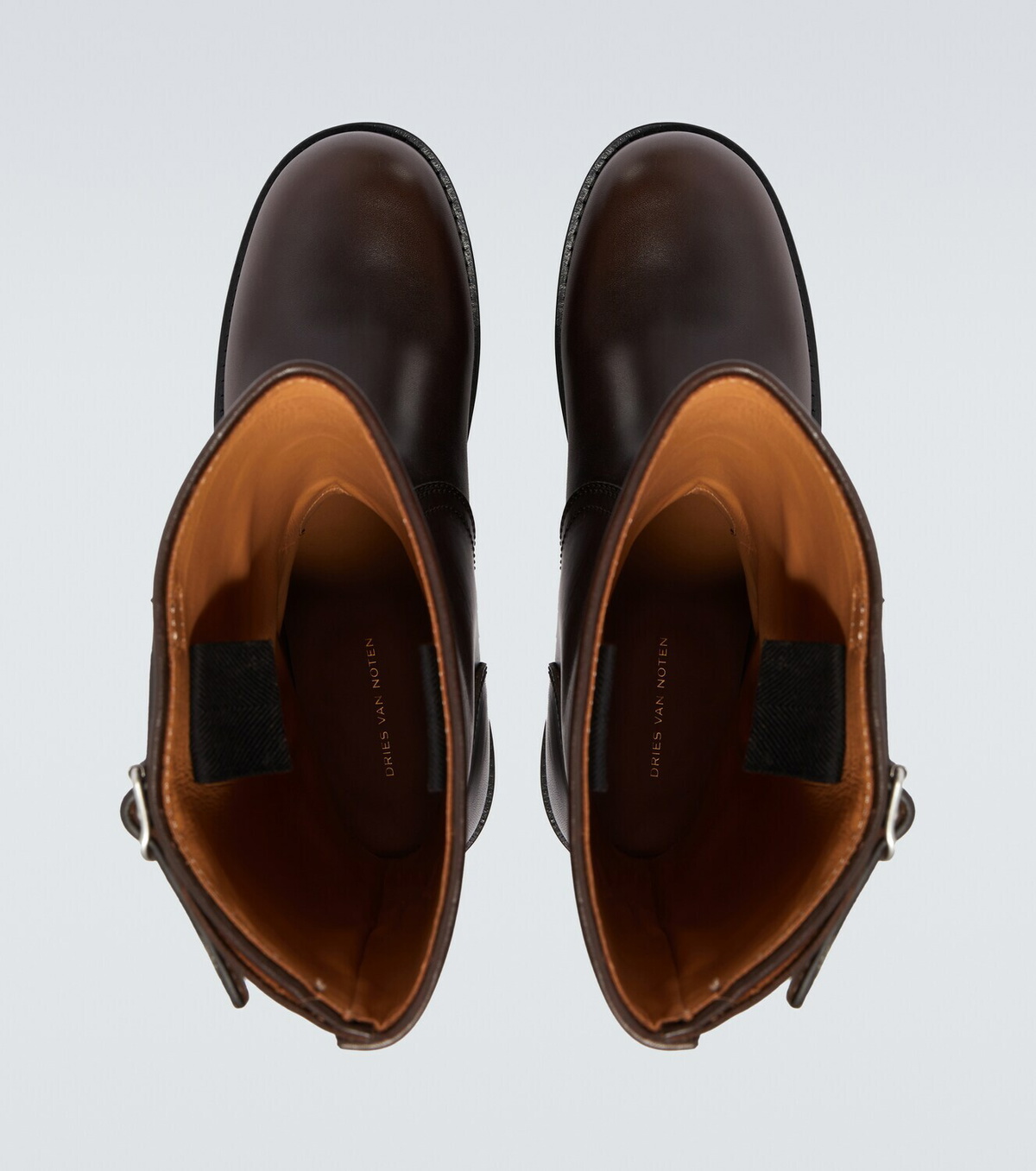Dries Van Noten Leather biker boots