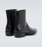 Alexander McQueen Punk leather ankle boots
