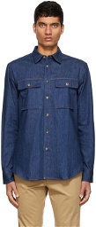 Paul Smith Blue Tailored Denim Shirt