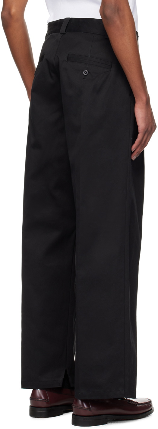 RICE NINE TEN Black Wide Trousers