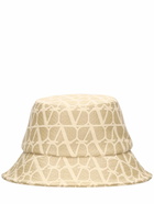 VALENTINO GARAVANI Toile Iconographe Bucket Hat