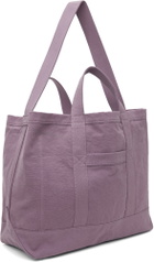 Tekla Purple Beach Tote
