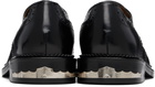 Toga Virilis Black Leather AJ855 Derbys