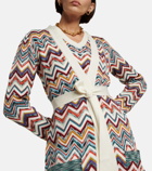 Missoni - Belted wool-blend cardigan