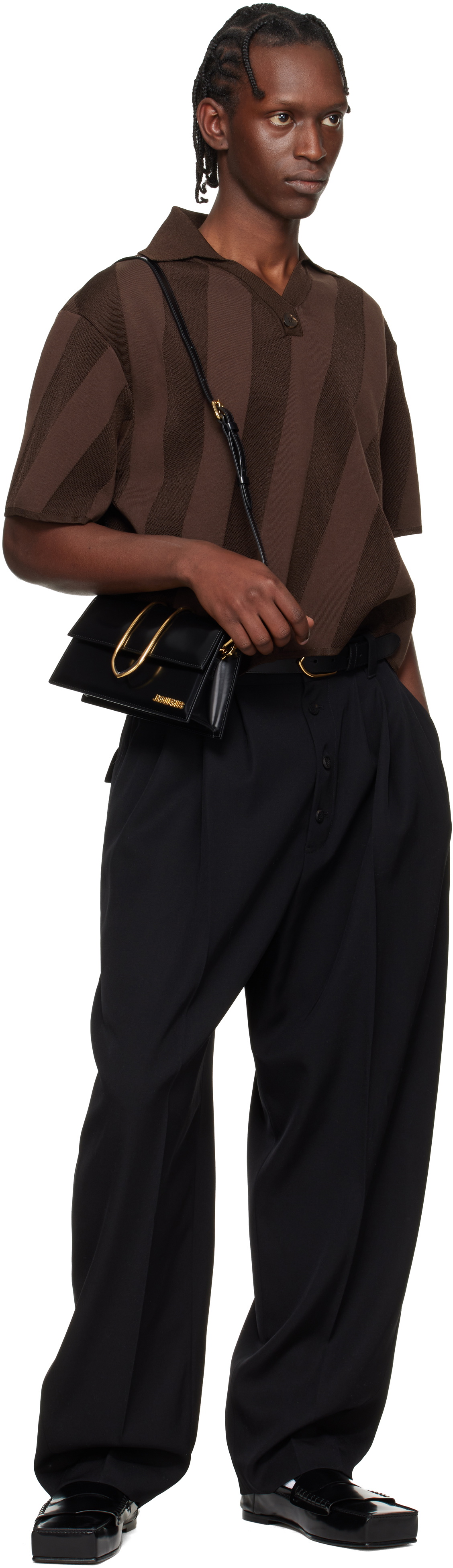 JACQUEMUS Black 'The Bambino' Belt