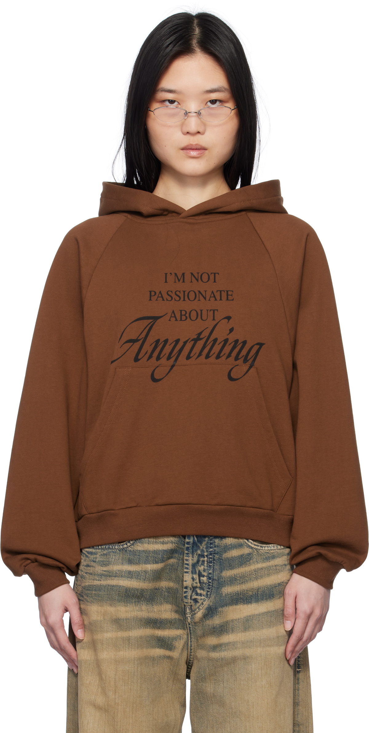 【PRAYING】DISEASE HOODIE_BROWN Praying Disease Hoodie Brown | REVERSIBLE