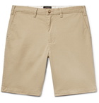 Beams Plus - Slim-Fit Cotton-Blend Twill Shorts - Men - Beige