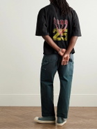 RRR123 - Inner Chamber Logo-Print Cotton-Jersey T-Shirt - Black