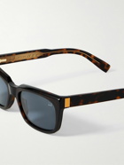 Dunhill - Rectangular-Frame Tortoiseshell Acetate Sunglasses
