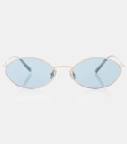 Brunello Cucinelli Timeless Reflections round sunglasses