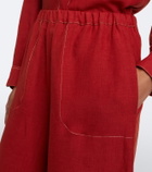 Eres Éblouissant linen wide-leg pants