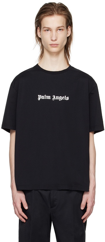 Photo: Palm Angels Black Slim Fit T-Shirt