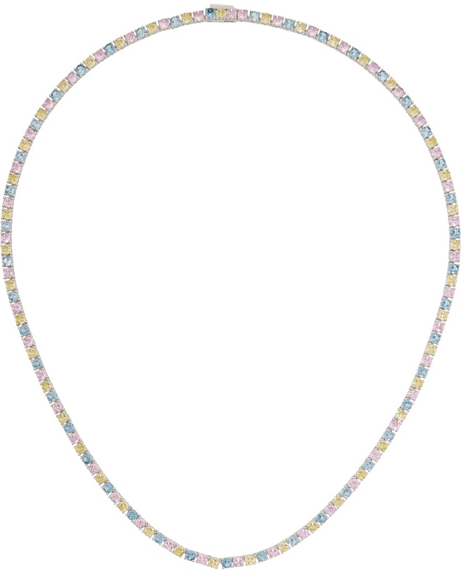 Photo: Hatton Labs SSENSE Exclusive Multicolor Tennis Chain Necklace