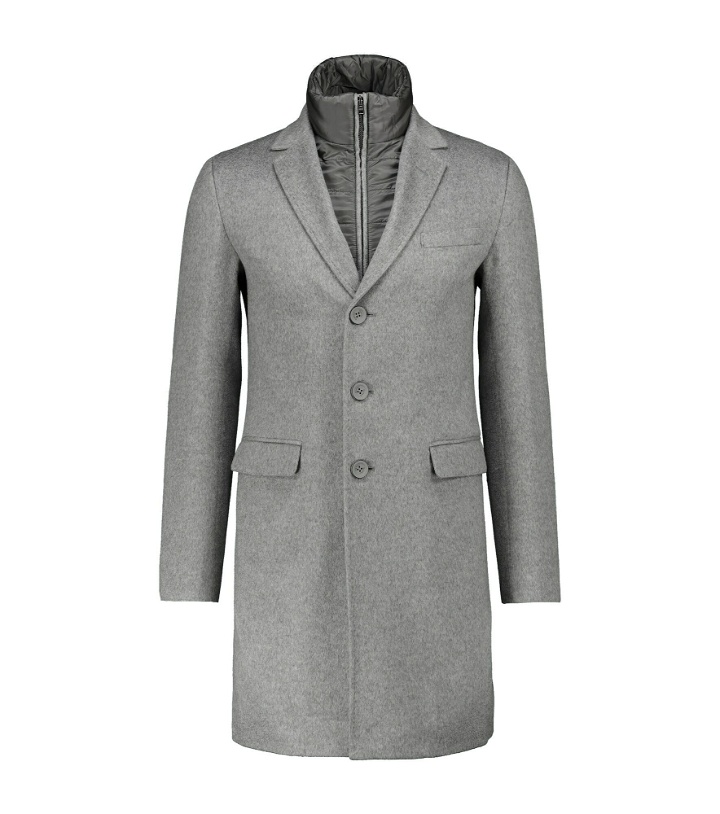 Photo: Herno - Layered cashmere overcoat