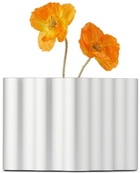 Vitra Silver Medium Nuage Vase
