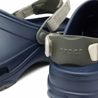 Crocs All Terrain Clog in Navy/Dusty Olive