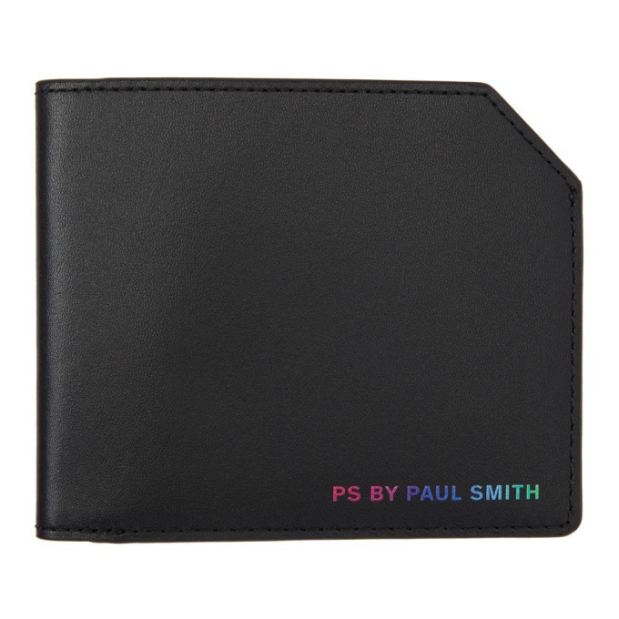 Photo: PS by Paul Smith Black Rainbow Bifold Wallet
