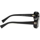 Miu Miu Eyewear Black Rectangular Sunglasses