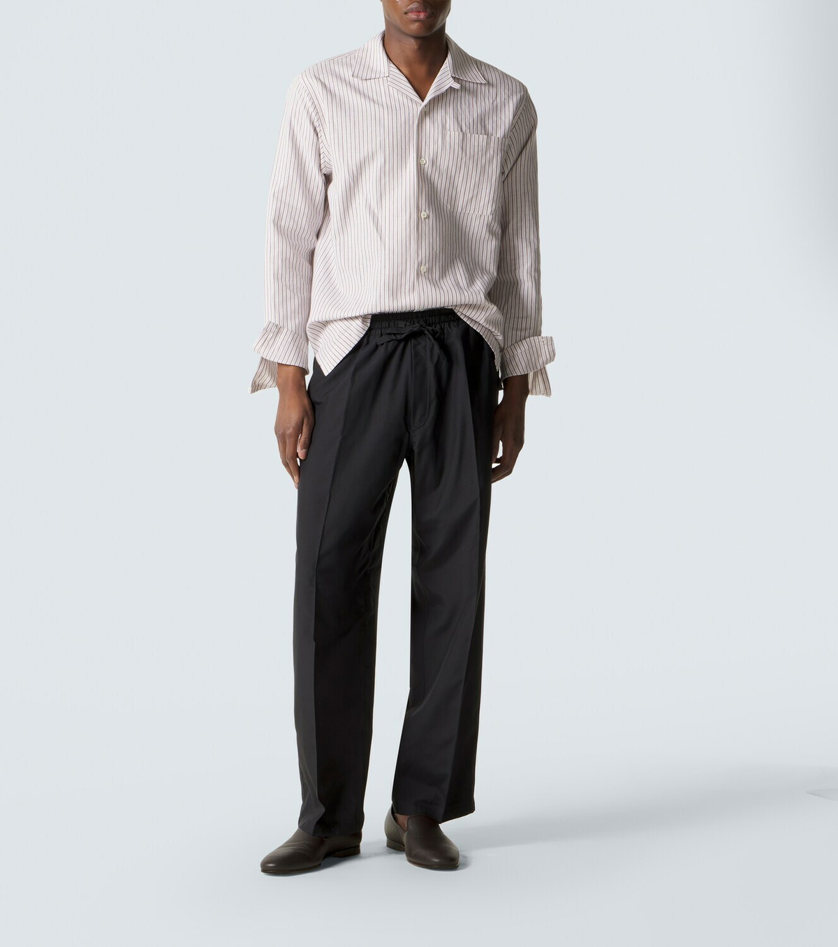 Umit Benan Julian silk straight pants
