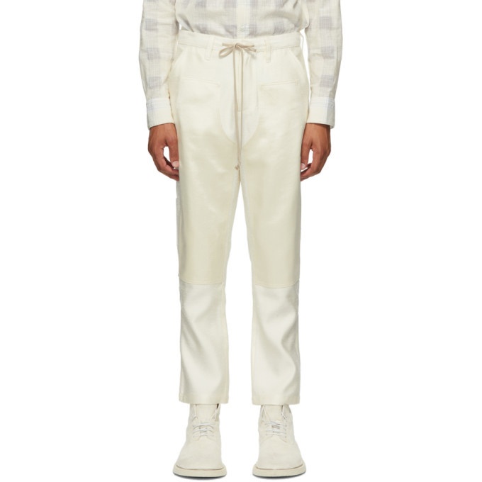 Photo: Stay Made SSENSE Exclusive Off-White Carpenters Patch Trousers