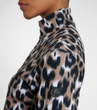 Fusalp Orion leopard-print ski top
