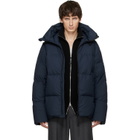 Canada Goose Navy 'Black Label' Crofton Puffer EnduraLuxe Down Jacket