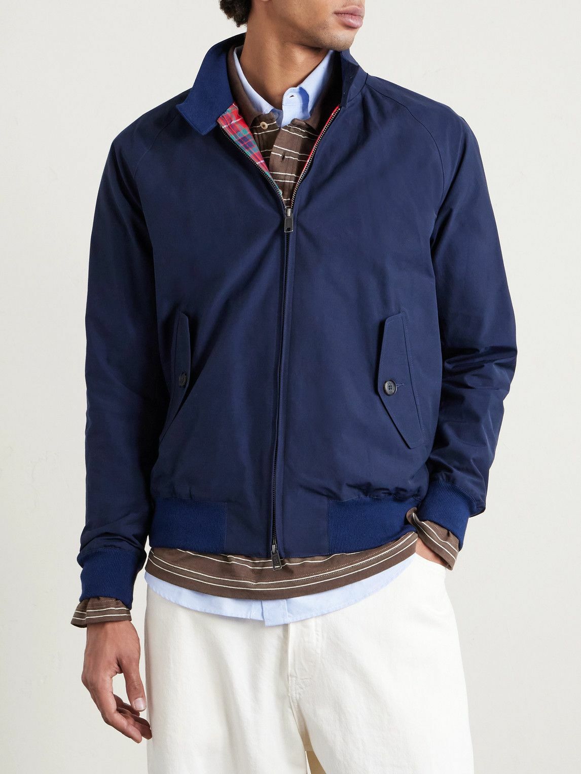 Baracuta - G9 Shell Harrington Jacket - Blue