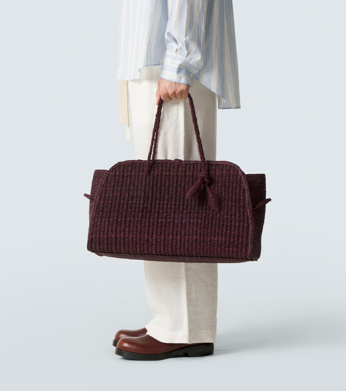 Jacquemus Turismo Large raffia shopper