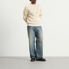 Arte Men's All Over Circle Logo Knit Jumper in Cream