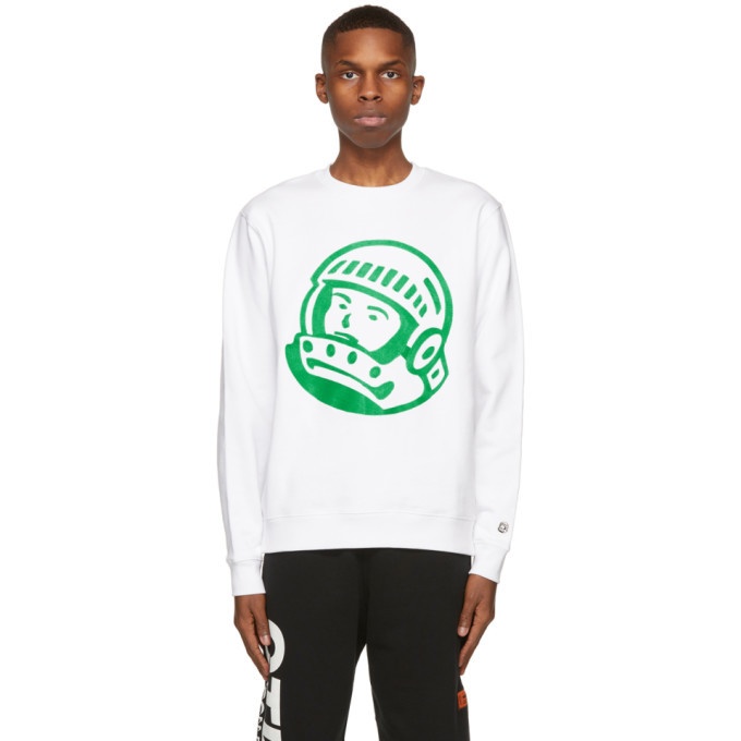 Photo: Billionaire Boys Club White Chainstitch Astro Logo Sweatshirt