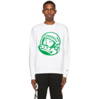 Billionaire Boys Club White Chainstitch Astro Logo Sweatshirt