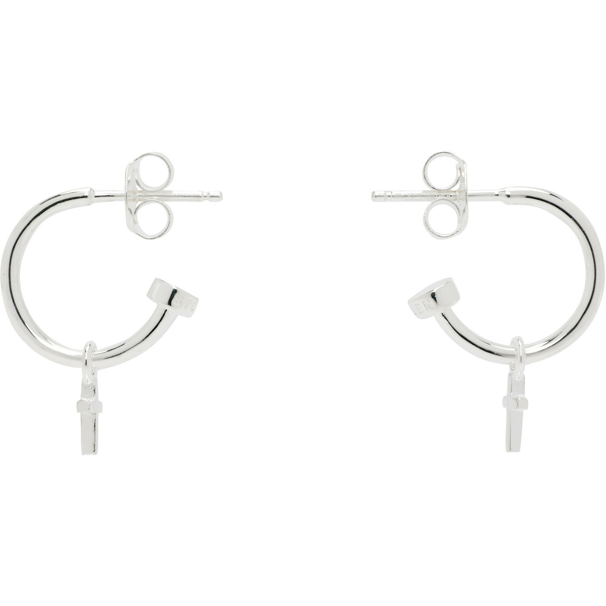 Stolen Girlfriends Club Stolen Cross Anchor Sleeper Earrings