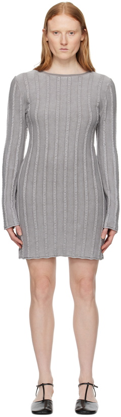 Photo: Filippa K Gray Rolled Edge Minidress