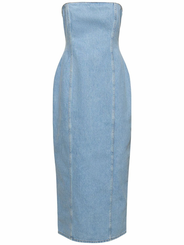 Photo: MAGDA BUTRYM Cotton Denim Tube Dress