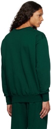 Les Tien Green Roll Neck Sweatshirt