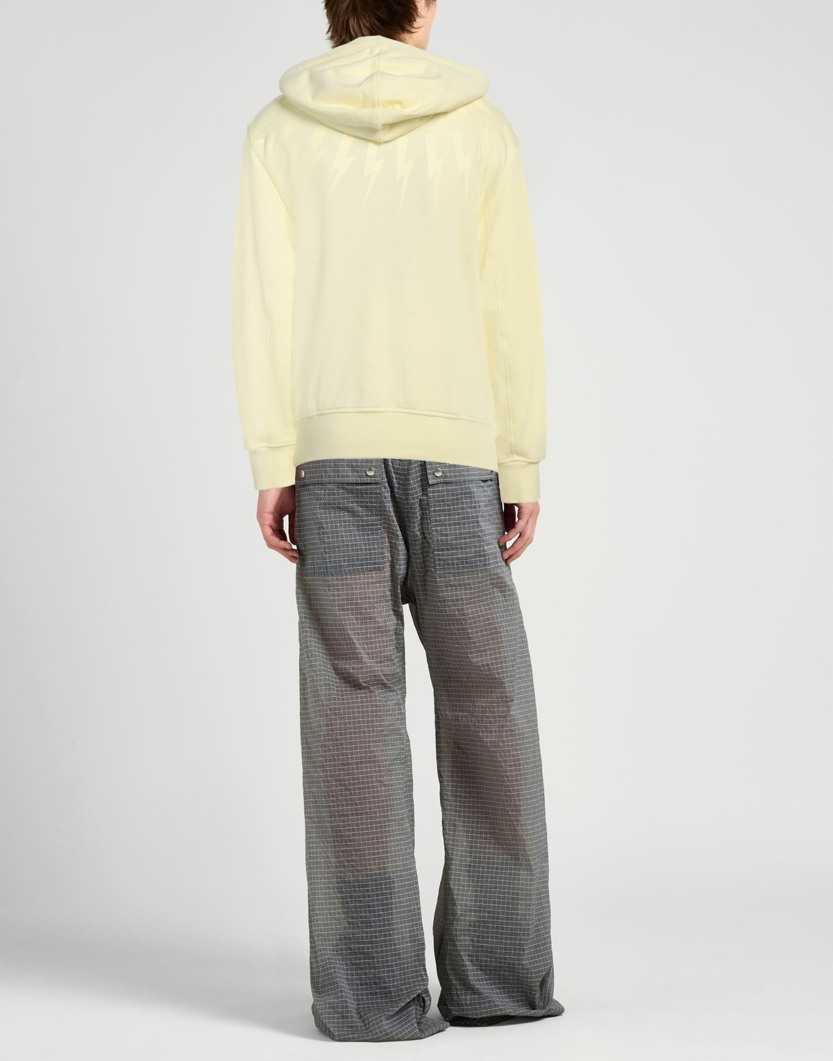 Neil Barrett Mens Sweatshirt in Yellow