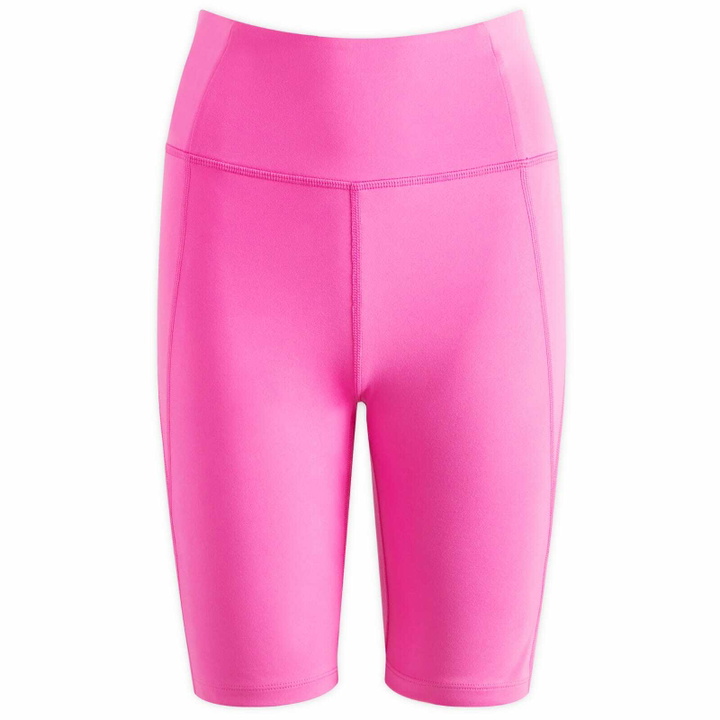 Photo: Girlfriend Collective Women's Compressive High-Rise Bike Shorts in Ultraviolet