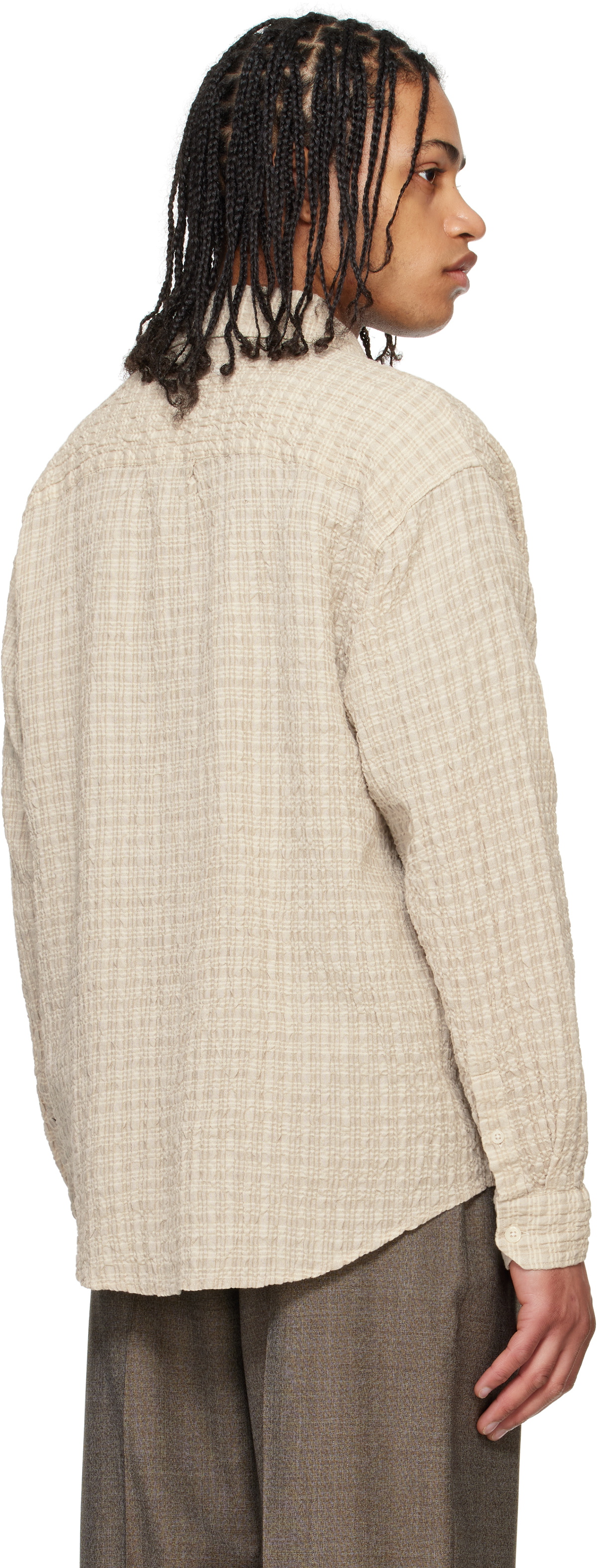 mfpen Beige Executive Shirt mfpen