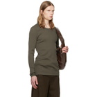 LEMAIRE Brown Long-Sleeve T-shirt