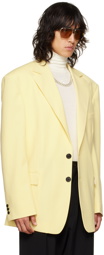 LU'U DAN Yellow Oversized Tailored Blazer