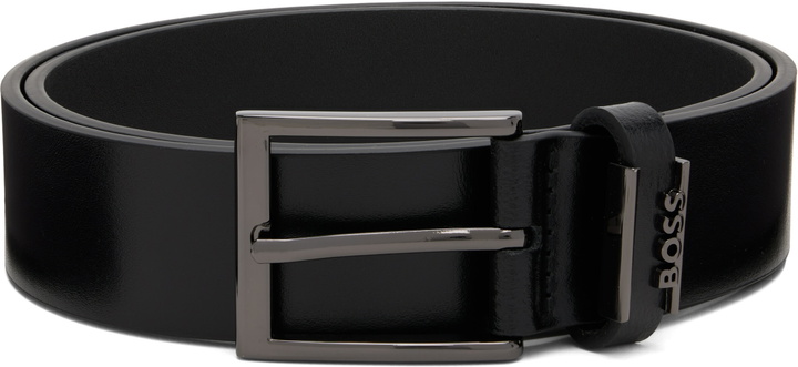Photo: BOSS Black Brushed Hardware Belt