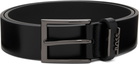 BOSS Black Brushed Hardware Belt