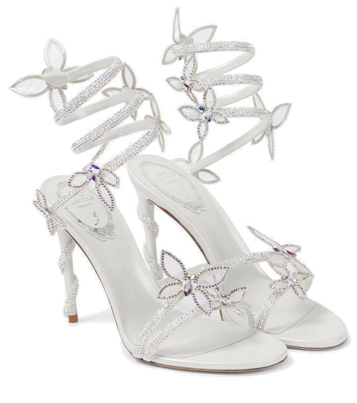 Photo: Rene Caovilla Bridal Butterflies embellished sandals