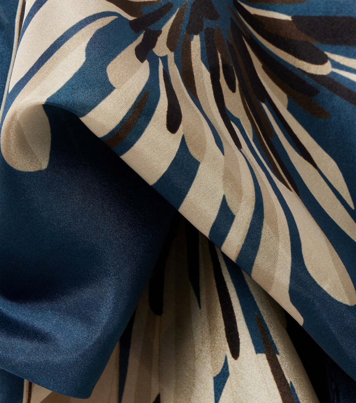Brunello Cucinelli Floral silk twill scarf