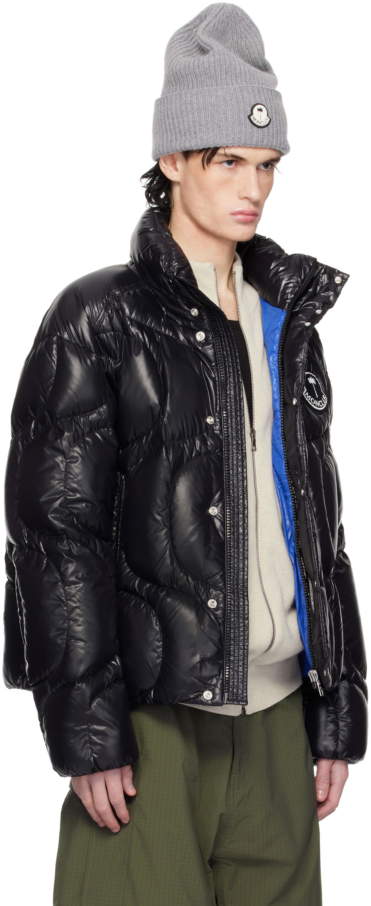 Moncler Genius Moncler x Palm Angels Black Haunani Down Jacket