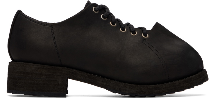 Photo: Guidi Black 2091 Leather Rhino Toe Derbys