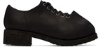 Guidi Black 2091 Leather Rhino Toe Derbys