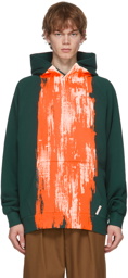 Marni Green & Orange Painted Hoodie