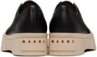 Marni Black Nappa Leather Pablo Lace-Up Sneakers